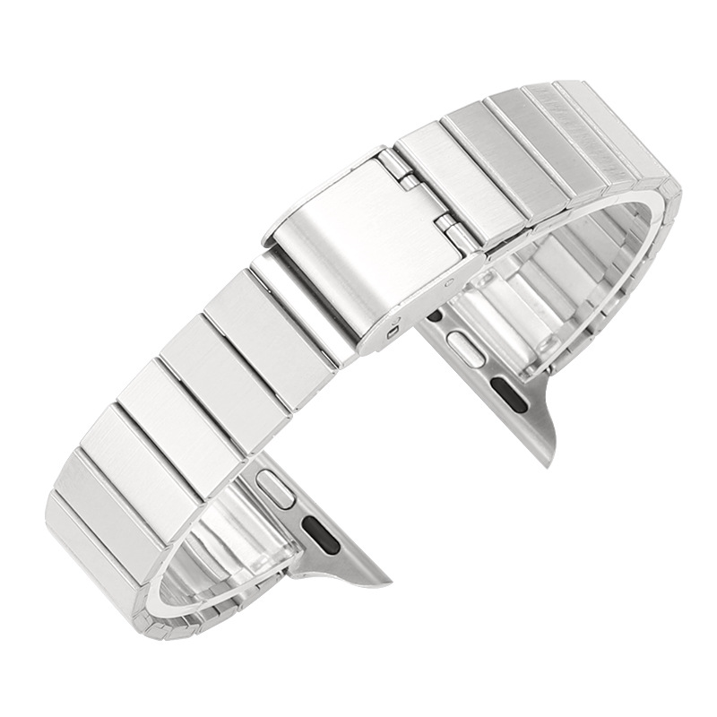 For apple Watch apple iwatch New Stainless Steel Bamboo Strap Small Man Waist Metal Chain s8 Strap