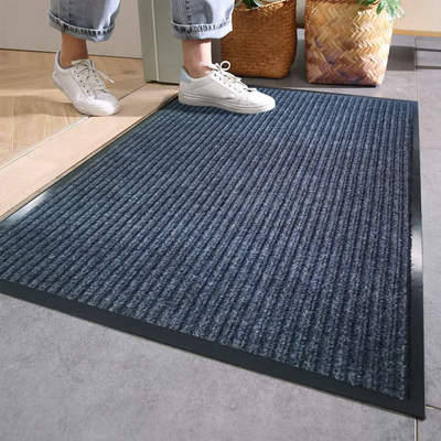 PVC double stripe floor mat door anti-slip mat absorbent mat commercial hotel entrance door carpet mat