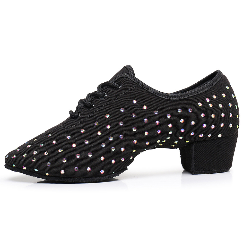 Men's and women's Latin dance shoes low heel soft bottom sailor dance shoes women's teacher shoes performance Women's adult modern dance shoes