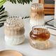 New transparent glass cloud Cup household milk breakfast cup ice American latte cup juice cold drink drinking cup