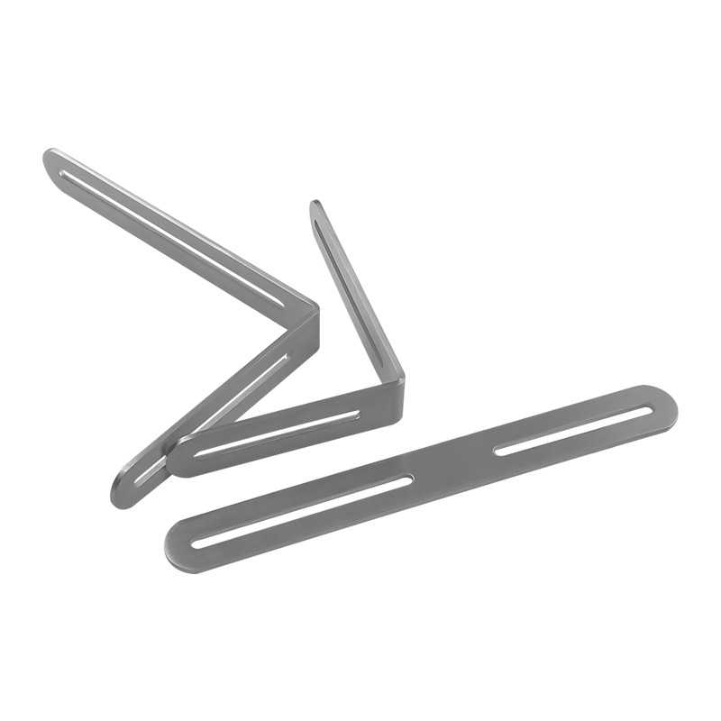 Factory wholesale thickened long hole stainless steel 90 degree movable right angle code L-shaped fixed bracket laminate bracket accessories