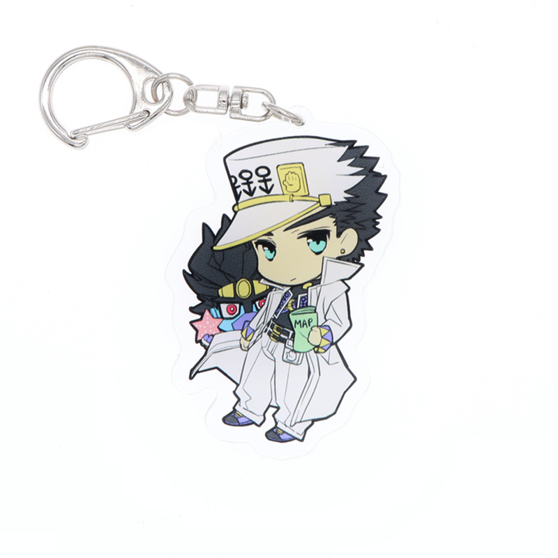 Animation acrylic double layer sandwich pendant JOJO's Bizarre Adventure air conditioner Jotaro two-dimensional keychain