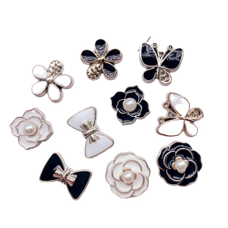 Camellia butterfly oil dripping patch diy handmade material hair accessories mobile phone shell shoes and hats clothing decoration accessories material