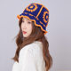 Korean ins New Handmade Knitted Hat Fisherman's Hat Wool Hat Vintage Hollow Thin Breathable Basin Hat for Women