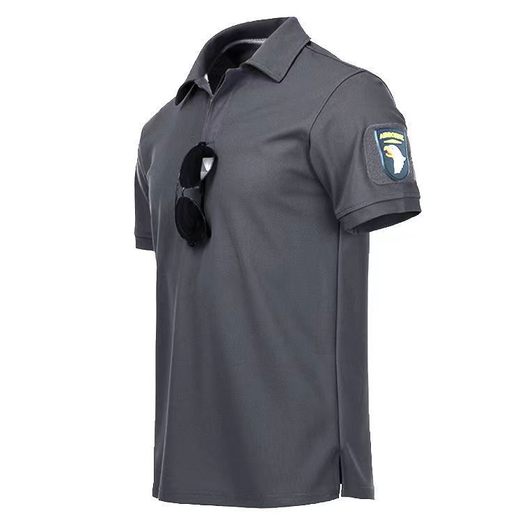 Foreign Trade Independent Station Explosions Summer Tactical T-shirt Outdoor Tactical Loose Lel Short-sleeved Sweatshirt Trendy Men's Short-sleeved