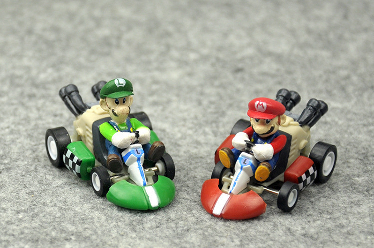 スーパーマリオの手作りスーパーマリオスーパーマリオのぬいぐるみリターン車四駆車6種類|undefined