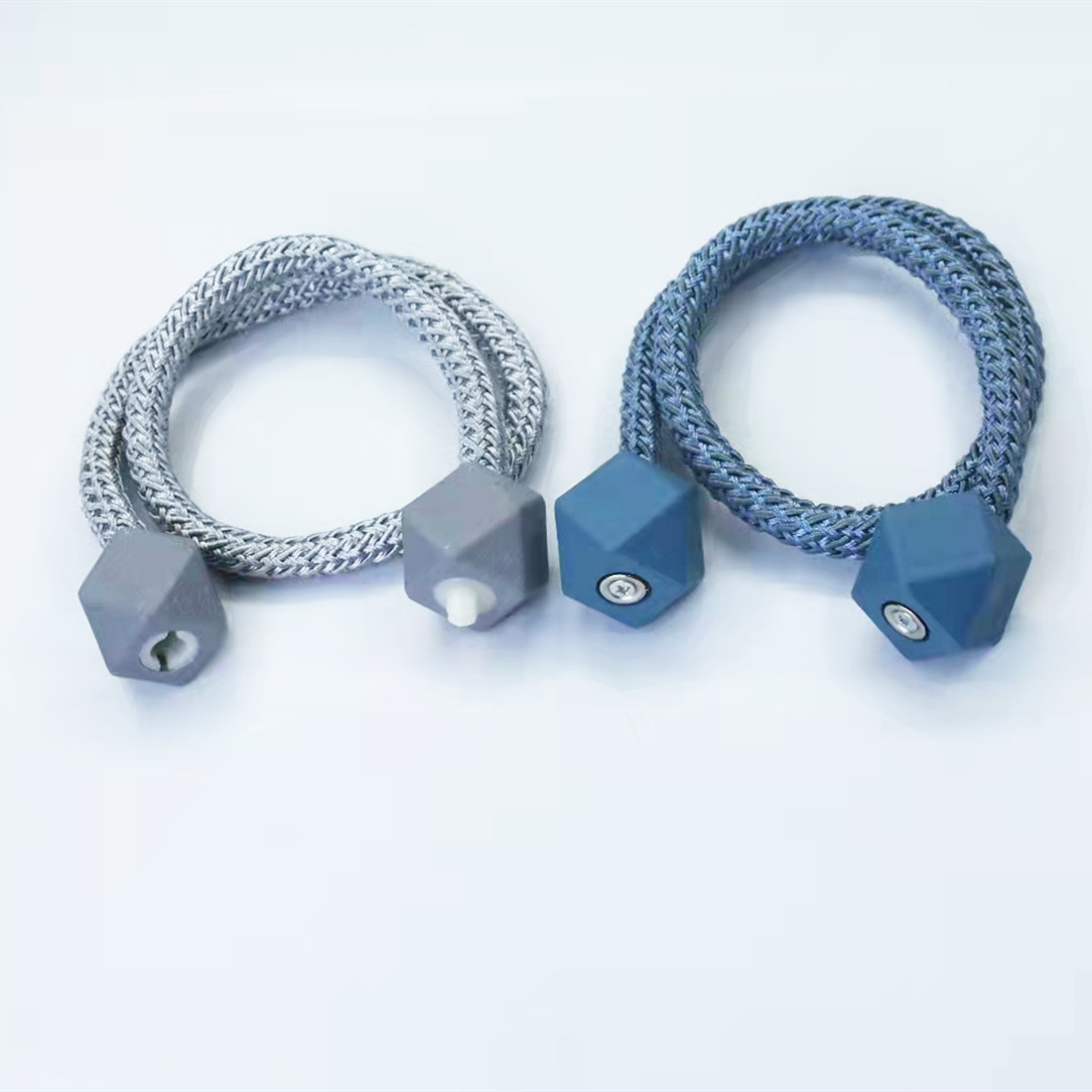 Factory wholesale run a pair of Rubik's cube magnetic buckle non-perforated curtain buckle binding rope accessories buckle curtain strap