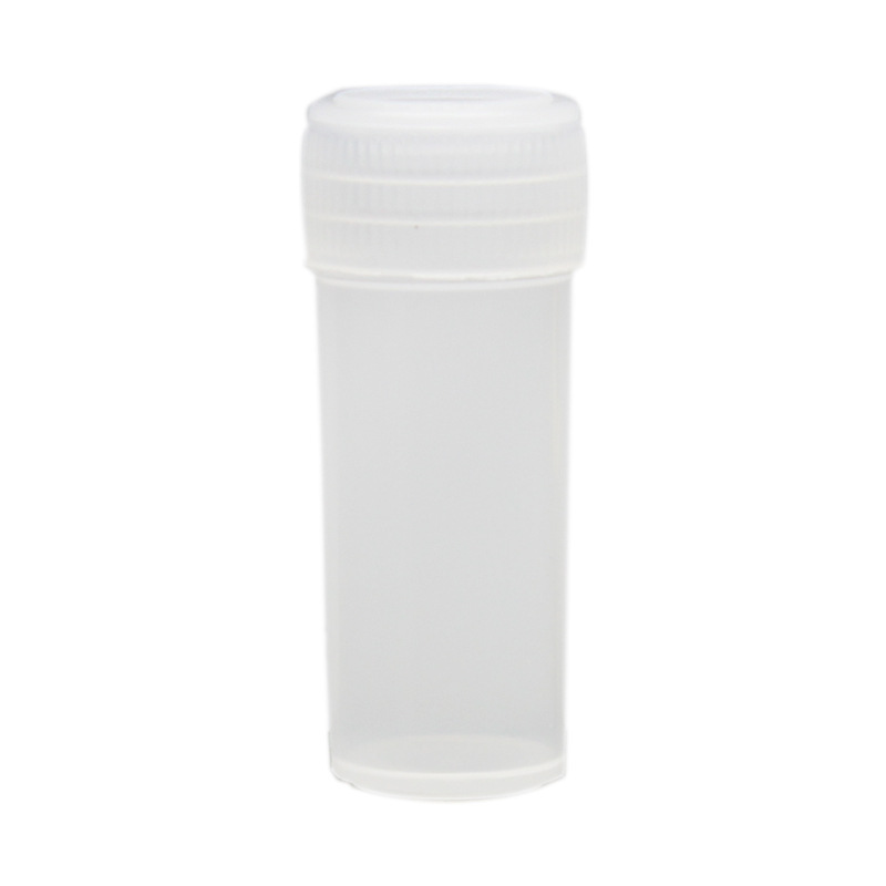 Manufacturer in stock 5g small barrel powder sub-bottle pp transparent liquid bottle 5g small bottle plastic sample bottle