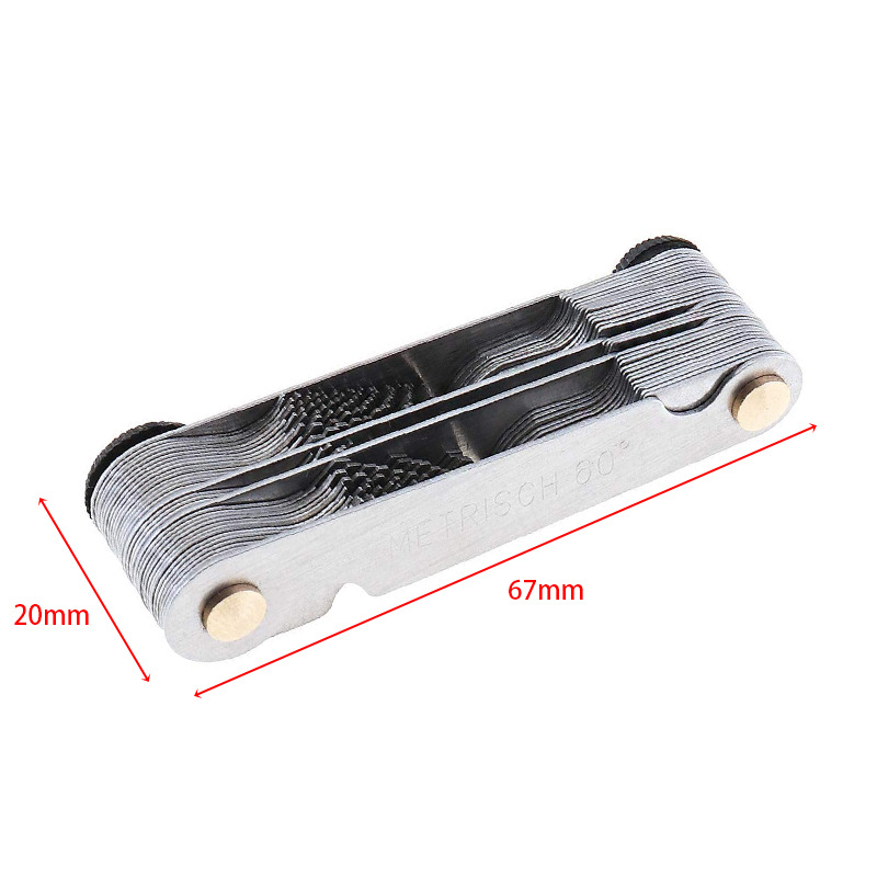U.S. Metric and Imperial Thread Gauge 55 ° Imperial Thread Gauge Rib Template Gauge Gauge