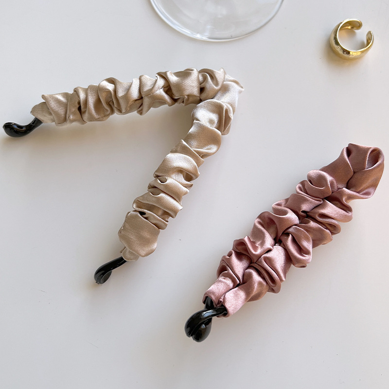 Bow Banana Clip ~ Grab Clip Women's Internet Celebrity Back Head Hair Clip High Pony Tail Fixed Artifact Headwear Large Hairpin_voghion.com