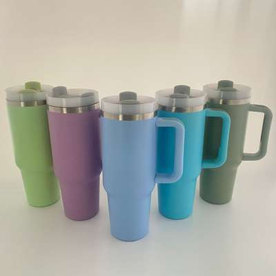 tumbler cup with straw