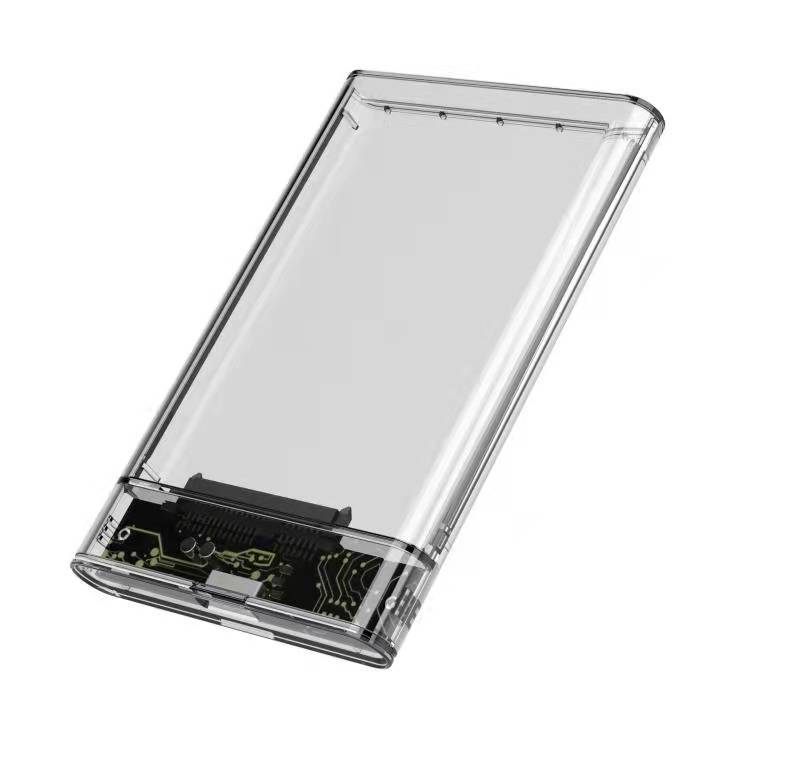 Transparent SSD solid state mechanical 2.5 inch notebook SATA serial USB 3.0 high speed mobile hard disk box