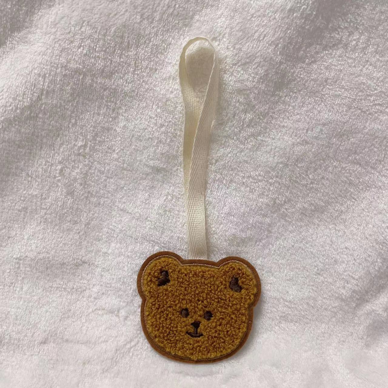 ins South Korea bear name brand brand anti-lost cartoon animal listing kindergarten baby schoolbag decorative pendant