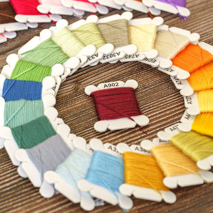 80 color 4 m embroidery thread 447 color cotton thread embroidery thread DIY handmade accessories insole embroidery thread