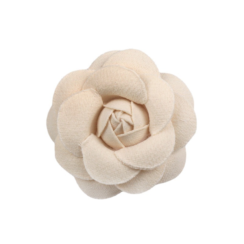 Artificial DIY Accessories Handmade Camellia Flower Bud Wool Fabric Flower Clothing Shoe Flower Accessories Hair Accessories Decorative Flowers
