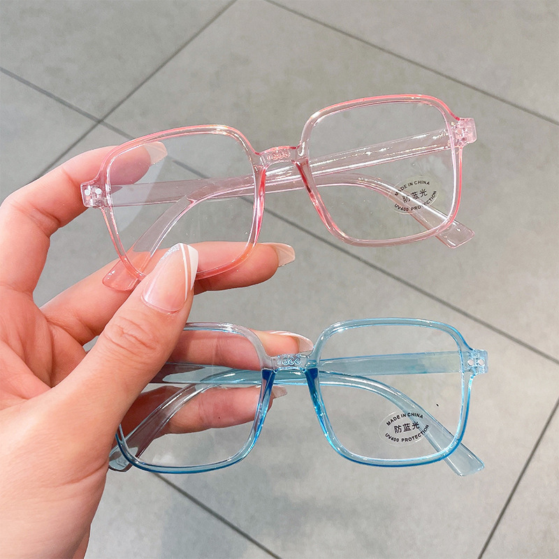 Children's Anti-blue Light Glasses Baby Watching Mobile Phone Computer Children's Eye Protection Anti-fatigue Anti-myopia Flat Glasses for Boys and Girls