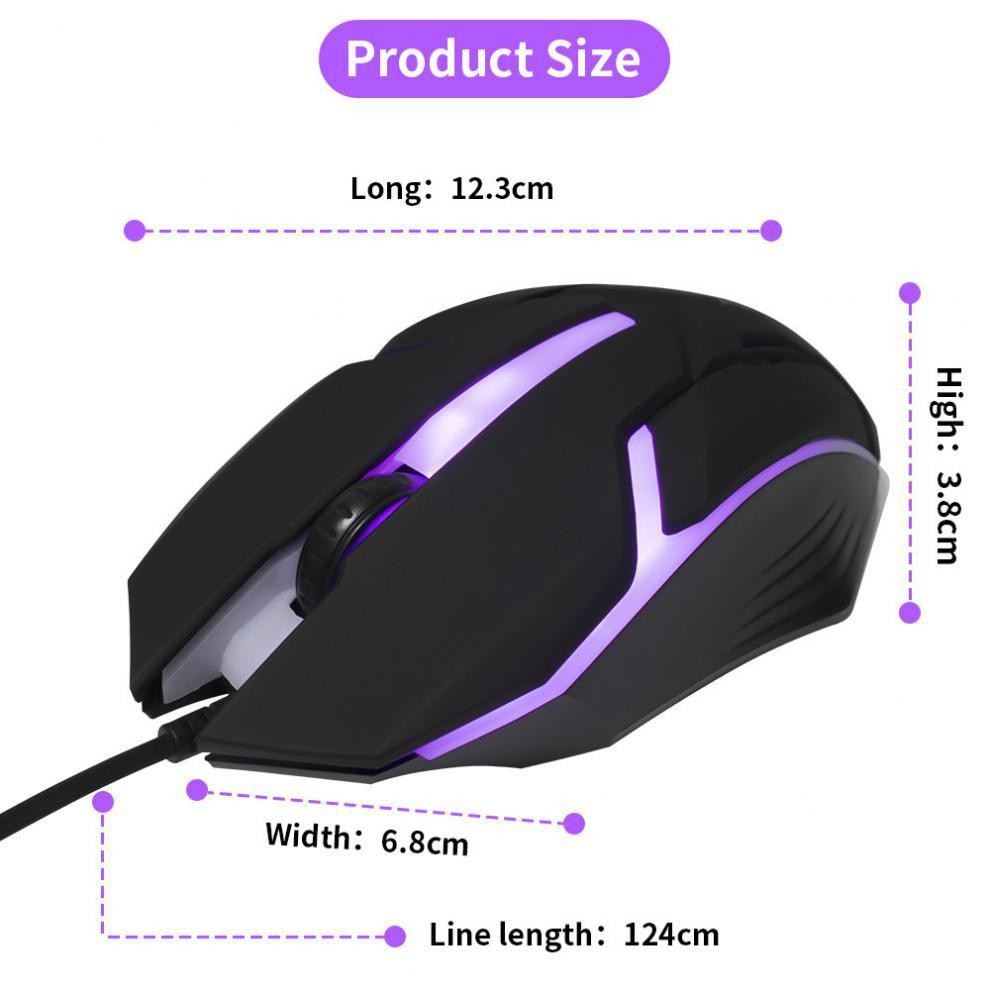 Factory mouse wholesale cross-border hot colorful breathing light USB mouse X1 wired mouse luminous game Mouse