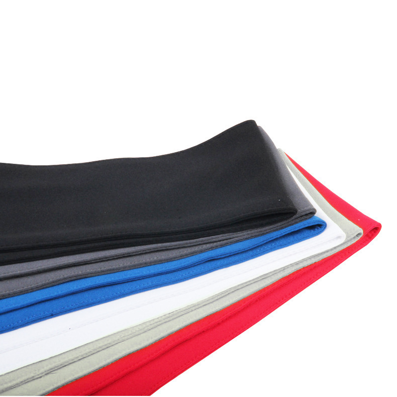 Men's and Women's Sports Hair Band Sweat Absorbent Headband Breathable Quick-drying Hair Band Solid Color Tennis Headband Strap Pirate Headband
