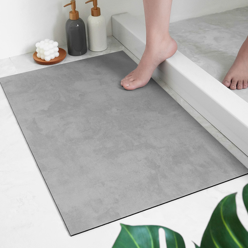 Daifa diatom mud toilet soft floor mat bathroom mouth non-slip mat strong water absorption stain-resistant non-slip foot Mat toilet quick-drying