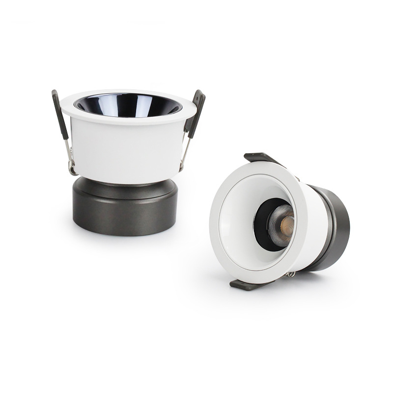 Deep Anti-glare High Color-rendering Hill Spotlight Embedded Household Low Blue Light Eye-protection Lighting Downlight Main Wall-washing Lamp