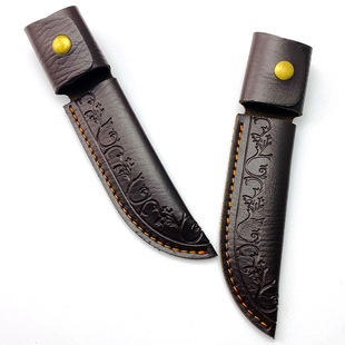 Scabbard/leather Sheath PU Leather Knife Sheath Knife Pants Outdoor Small Straight Knife Sheath PU Imitation Leather Knife Sheath