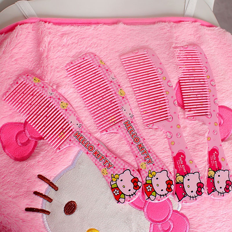 Cartoon Girl's Heart Comb Cute Children's Student Dormitory Women's Home Comb Teeth Hair Comb