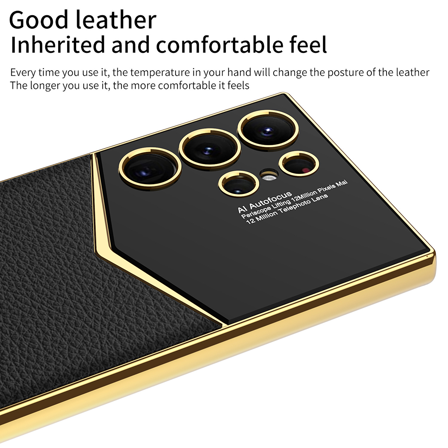 Applicable to Samsung S24Ultra electroplated solid color mobile phone shell S24plus jazz plain leather protective cover s24 drop-resistant shell
