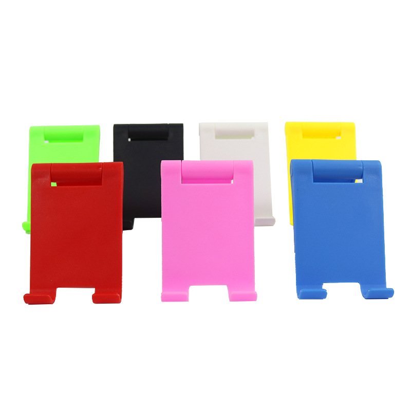 Plastic Desktop Mobile Phone Bracket Foldable Tablet PC Live Online Class Bracket Gift Printing Advertising logo