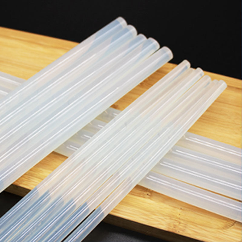 High-stick Hot Melt Adhesive stick 7-11mm white translucent Sol strip export packaging box carton adhesive strip