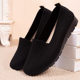 Wholesale flying woven women's shoes new casual comfortable foreign trade women's shoes lightweight soft bottom breathable middle-aged and elderly mother shoes