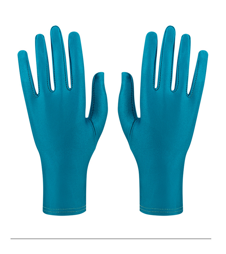 Stretch Performance Gloves Spandex Gloves Etiquette Bright Multicolor Gloves Colorful Stretch Lycra Performance Gloves_voghion.com