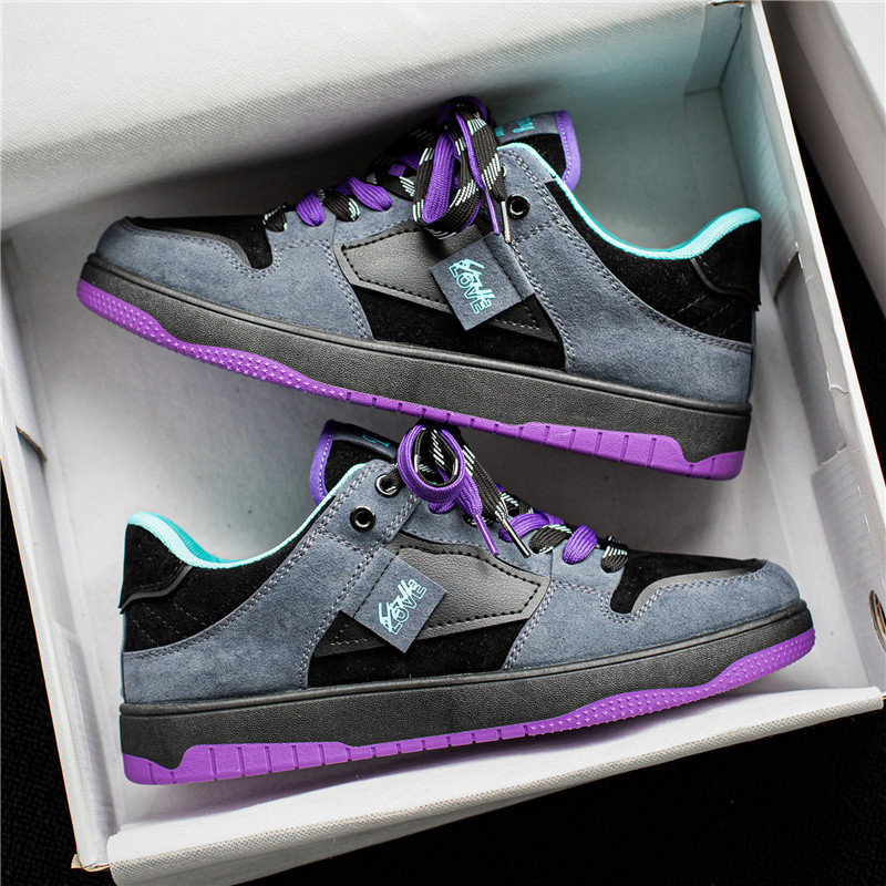 2023 Spring New Niche Design Trendy Sneakers Men's Decorative Training Shoes Casual All-match Trendy Men's Shoes 2317