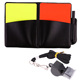 Red and yellow card set + whistle