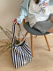 One belt dual-purpose bag-denim blue