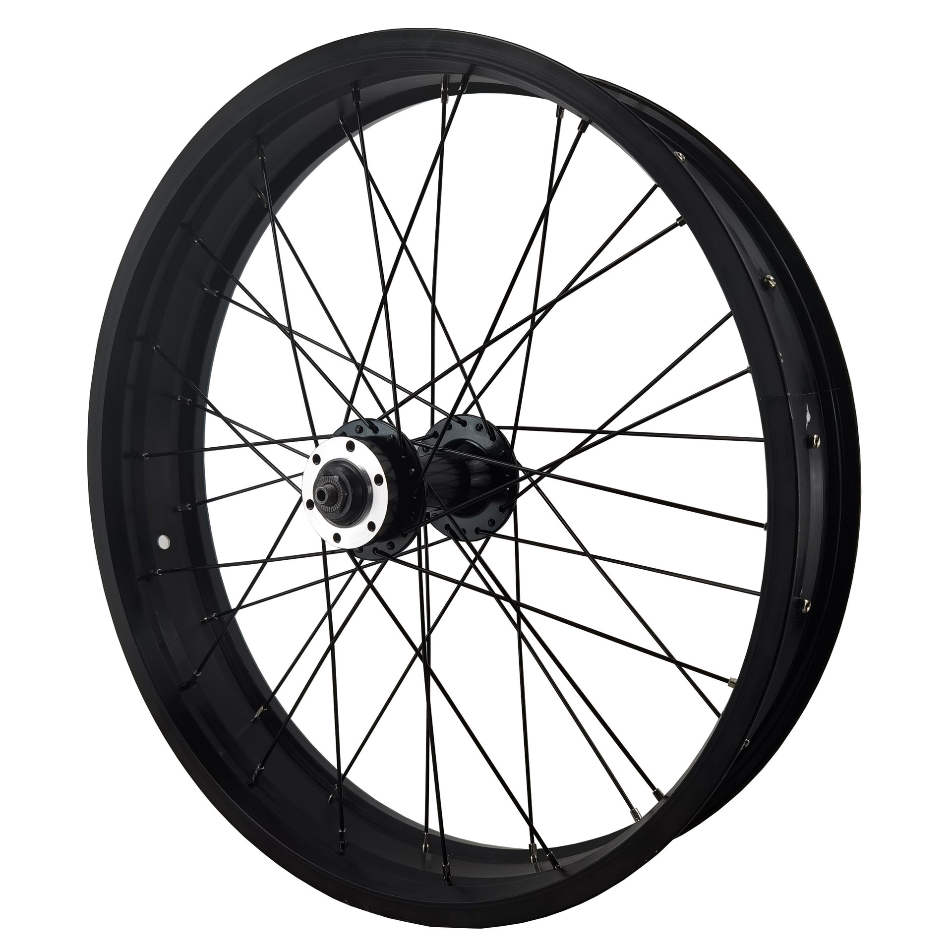 Bicycle aluminum alloy wheel 20 "snow wheel set 26*4.0 inch front wheel 2 Peilin bearing quick release 135mm