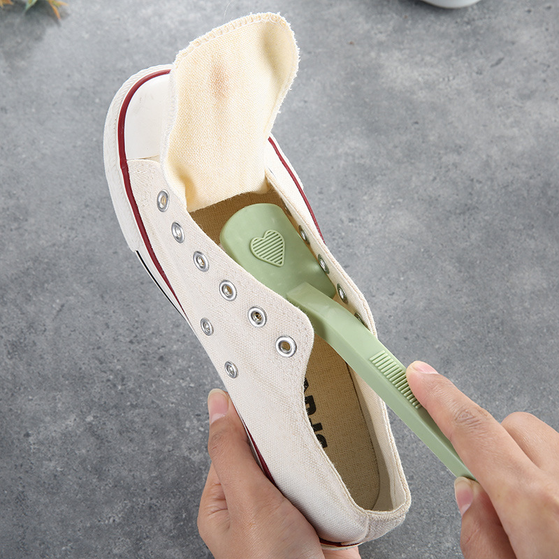 Factory direct plastic long handle shoe brush square head home hard hair small brush household dormitory multifunctional cleaning brush