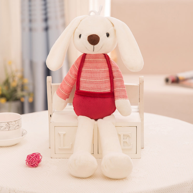 Cute Long Ear Rabbit Plush Toy Grasping Machine Doll Doll Wedding Company Activity Gift Children's Rag Doll Doll