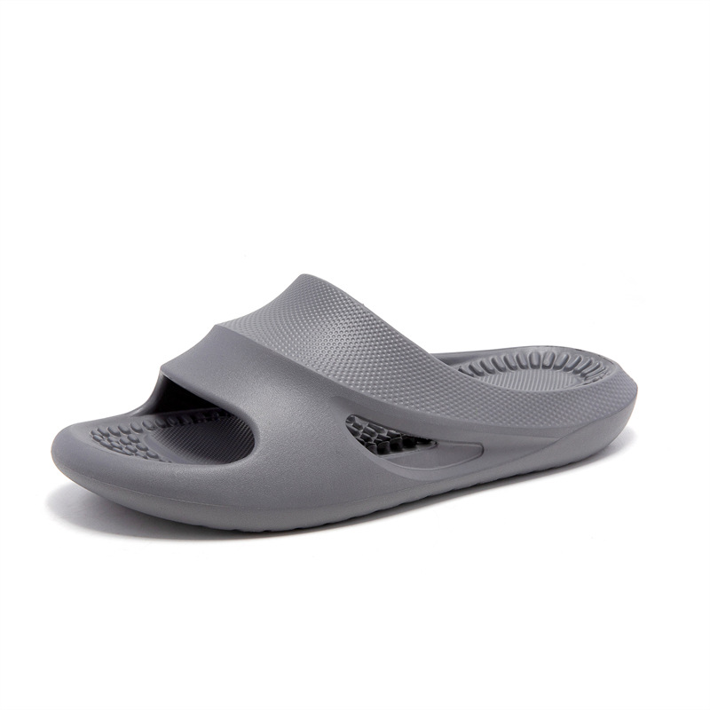 Jiajiale Massage Leakage Slippers Women's Slip-on Feeling Thick Bottom Indoor Bathroom Non-slip Bath Soft Bottom Slippers Men's New