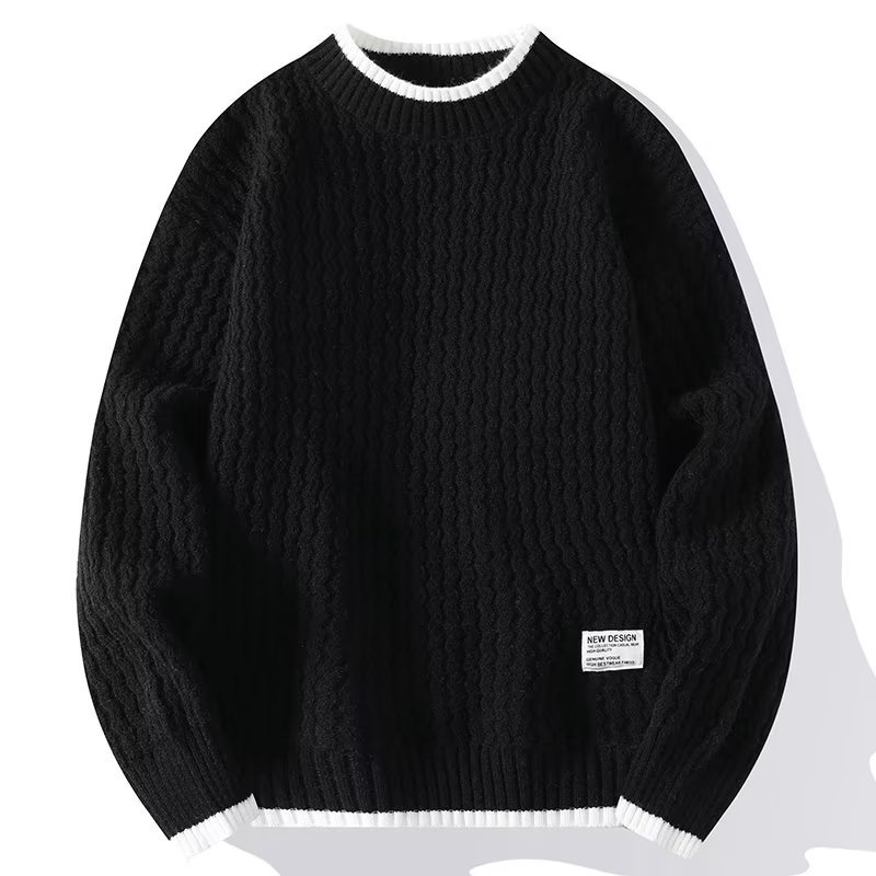 One-piece delivery sweater men's autumn and winter versatile trendy loose sweater ins lazy pullover sweater coat