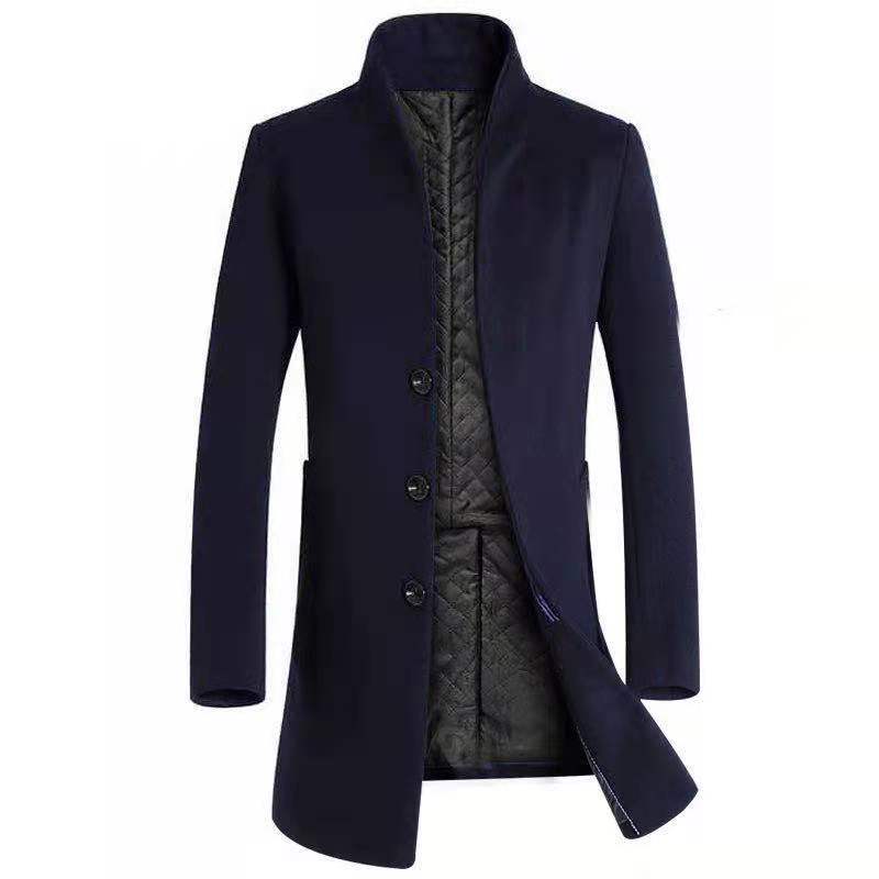 High-end woolen suit autumn and winter men's jacket small suit business casual jacket men