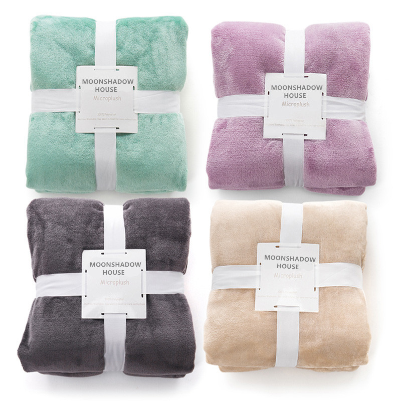 Small Blanket Office Nap Single Person Covered Legs Women's Portable Lunch Break Quilt Winter Coral Fleece Blanket Air Conditioning Blanket