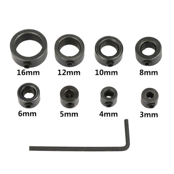 3-16mm bit limit ring twist drill positioning ring tool accessories wholesale carpenter drill depth adjustment limit ring