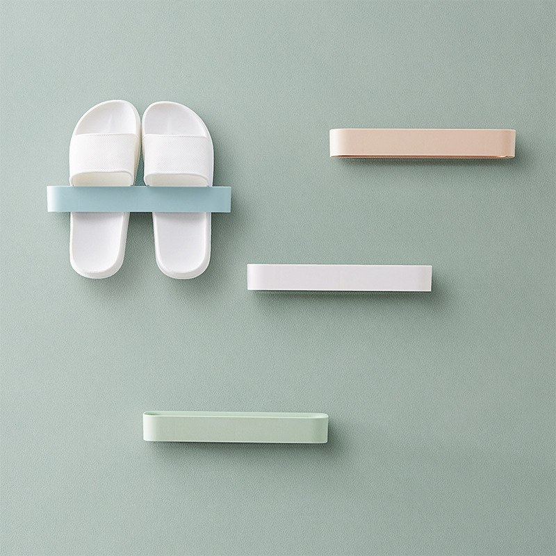 Bathroom Slipper rack wall-mounted punch-free toilet wall toilet shoes draining rack factory sales Wholesale