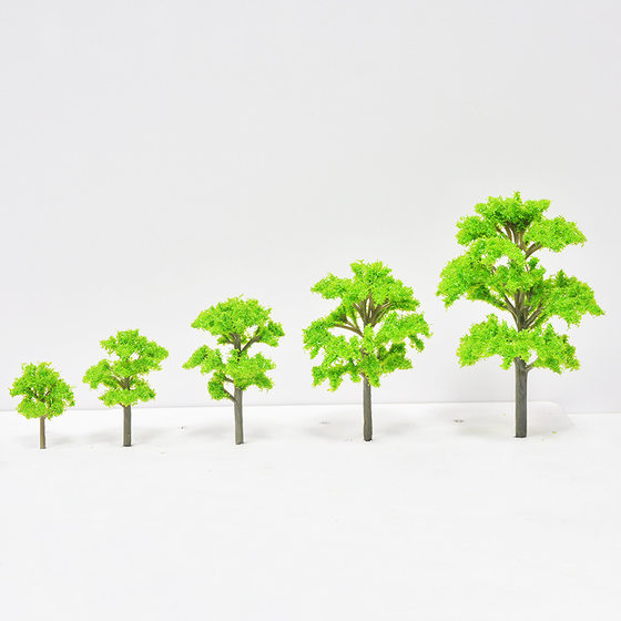 Scene landscape tree plastic model banyan tree construction sand table train miniature scene decoration handmade diy material