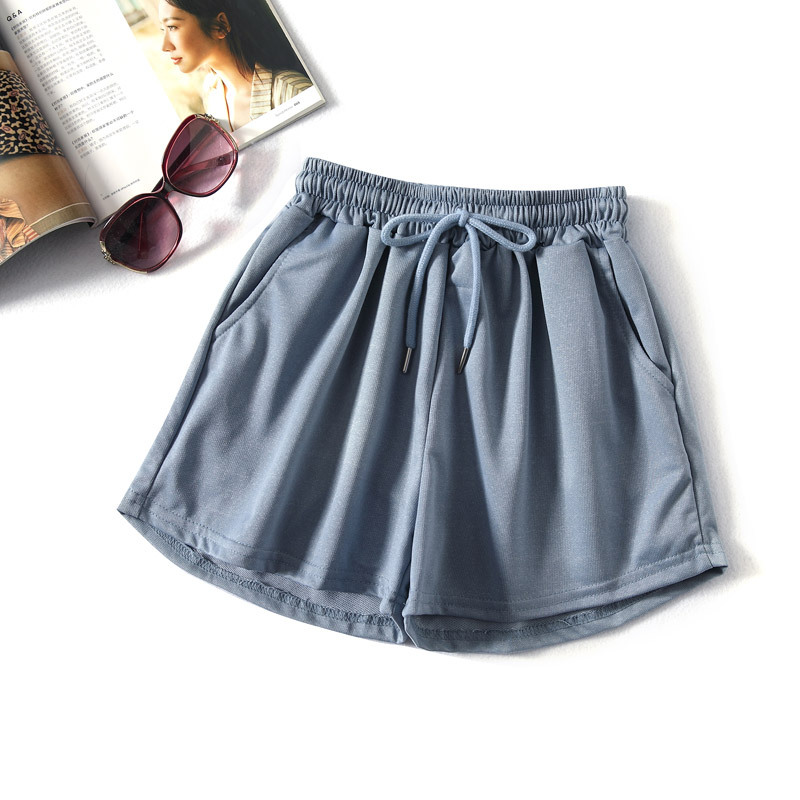 Sports Shorts Women's Summer Loose Korean Style 2022 New Style Outer Wear Slimming Students Casual Pocket Hot Pants 0581