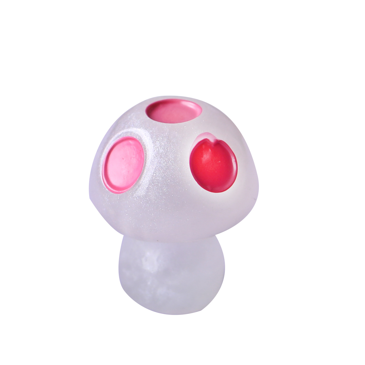 Five Mushroom-Luminous Doll Pendant Moss Micro Landscape Ornaments Creative Ornaments Jewelry Resin Craft