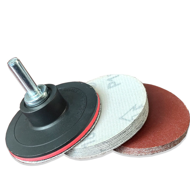 5 inch 125mm flocked sandpaper red sand disc self-adhesive sandpaper polishing mirror polishing 7000 mesh