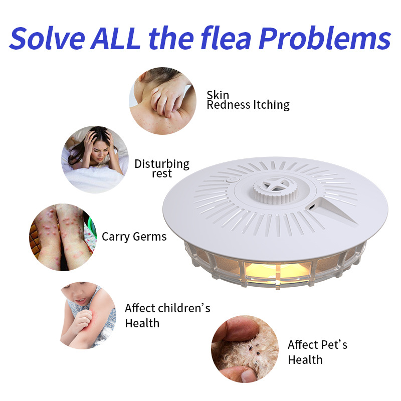 Flea Trap multi-function insect trap flea trap outdoor indoor trap lamp camping mosquito killer flea lamp