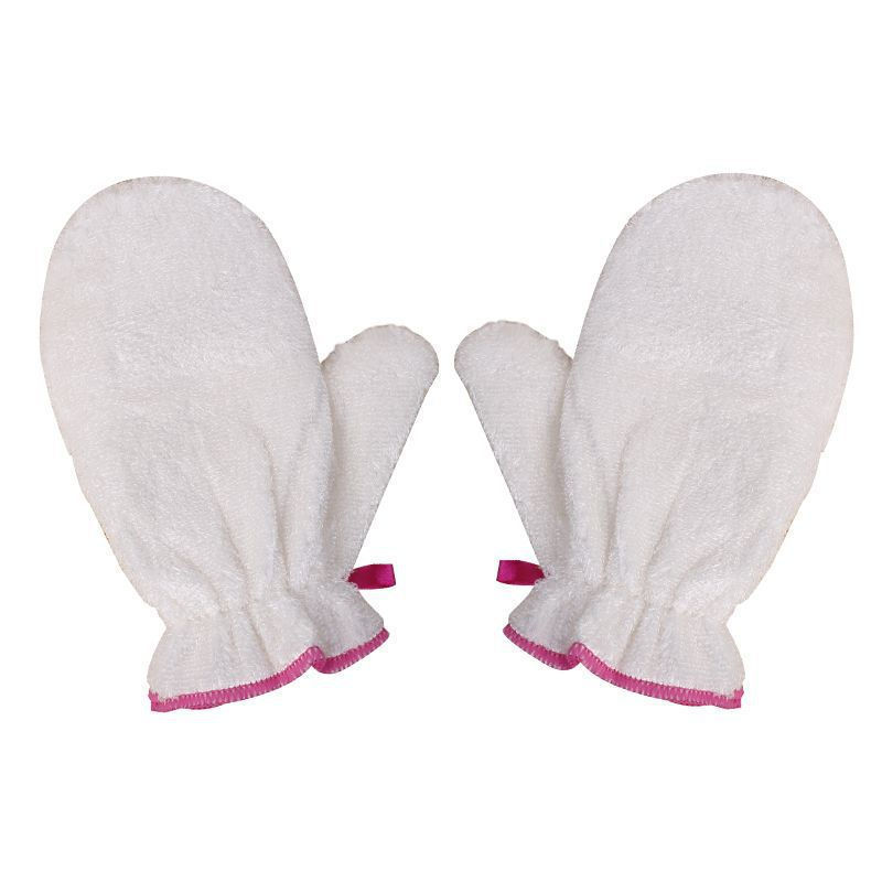 In stock bamboo fiber dishwashing gloves household stain removal non-stick oil warm waterproof gloves kitchen cleaning gloves