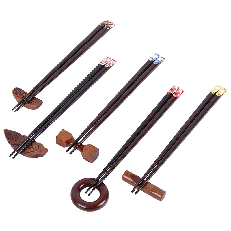 One Wood One Maker Japanese Chopsticks Holder Chopsticks Holder Wooden Chopsticks Holder Home Kitchen Household Restaurant Tableware Chopsticks Holder Wholesale